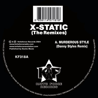 X-Static - Murderous Style Remixes - Kniteforce Records (12")