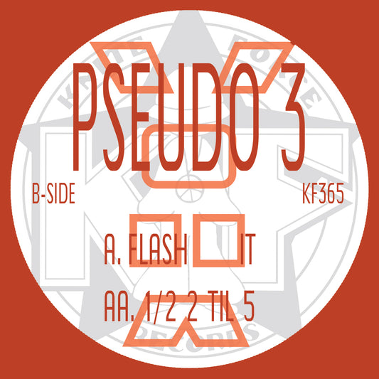 Pseudo 3 - Flash it - Kniteforce Records (12", Red Vinyl)