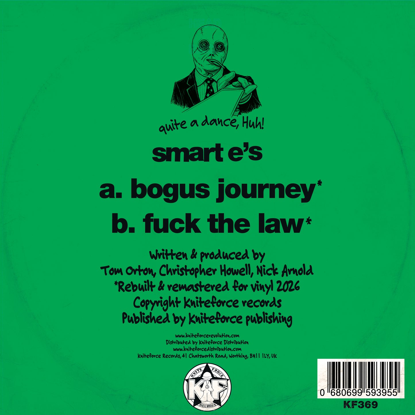 Smart E's - Bogus Journey - Kniteforce Records (12")