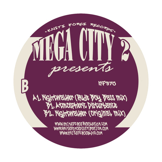 Mega City 2 - Nightwalker EP - Kniteforce Records (12")