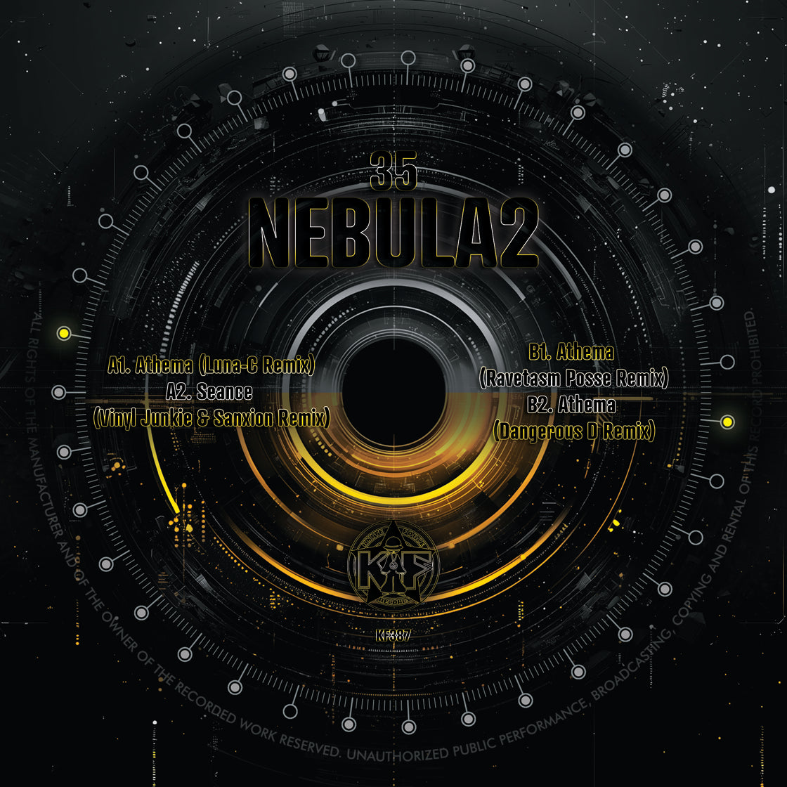 Nebula II - New Remixes EP - Kniteforce Records (12")