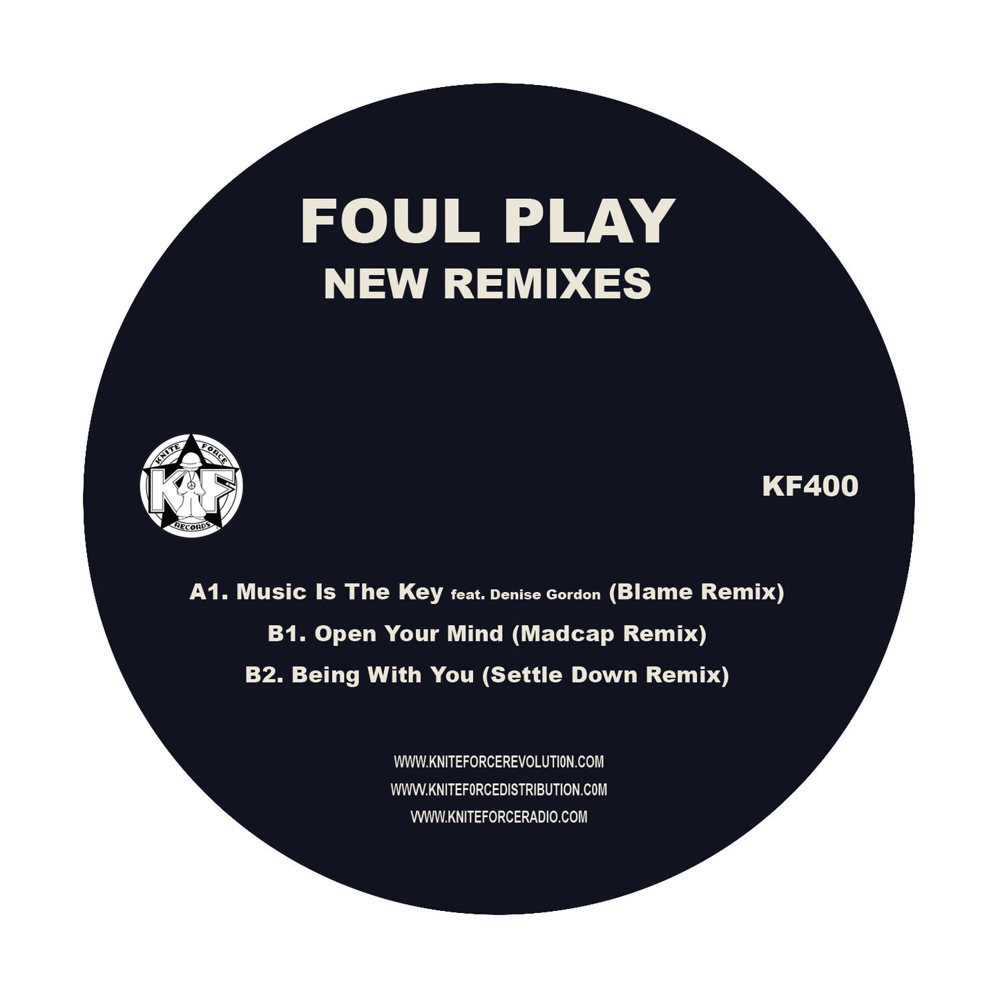 Foul Play - New Remixes - Kniteforce Records (12") - Vinyl Junkie UK