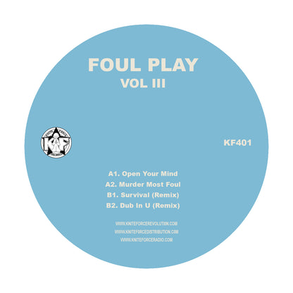 Foul Play - Vol III - Kniteforce Records (12")