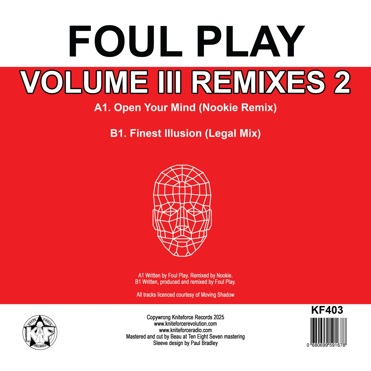 Foul Play - Volume III Remixes 2 - Kniteforce Records (12")