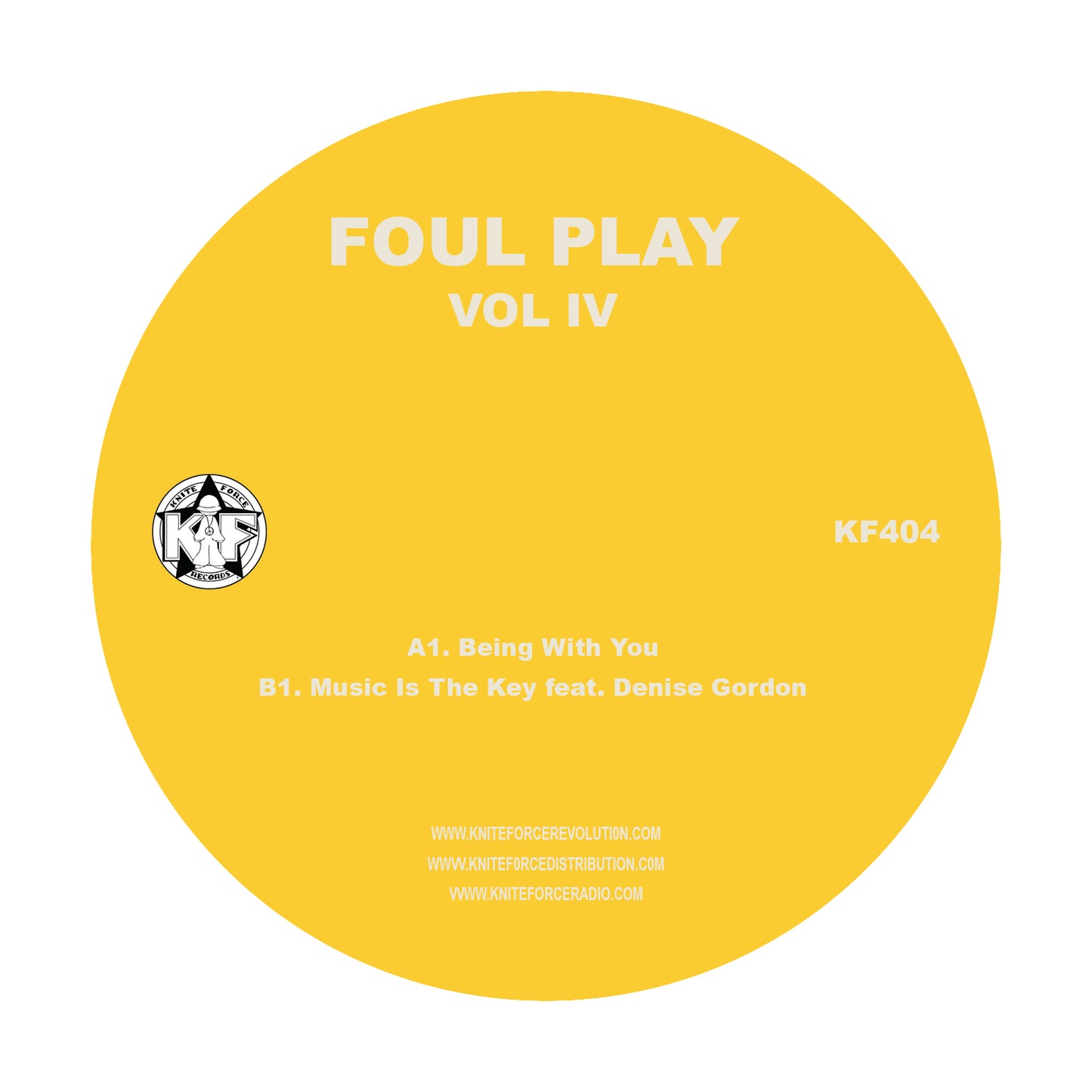 Foul Play - Vol IV - Kniteforce Records (12")
