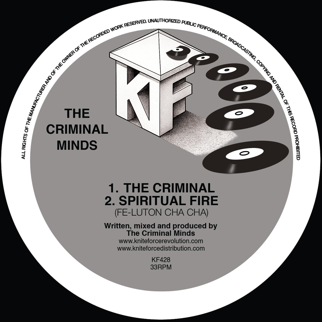 The Criminal Minds - The Criminal - Kniteforce Records (12")