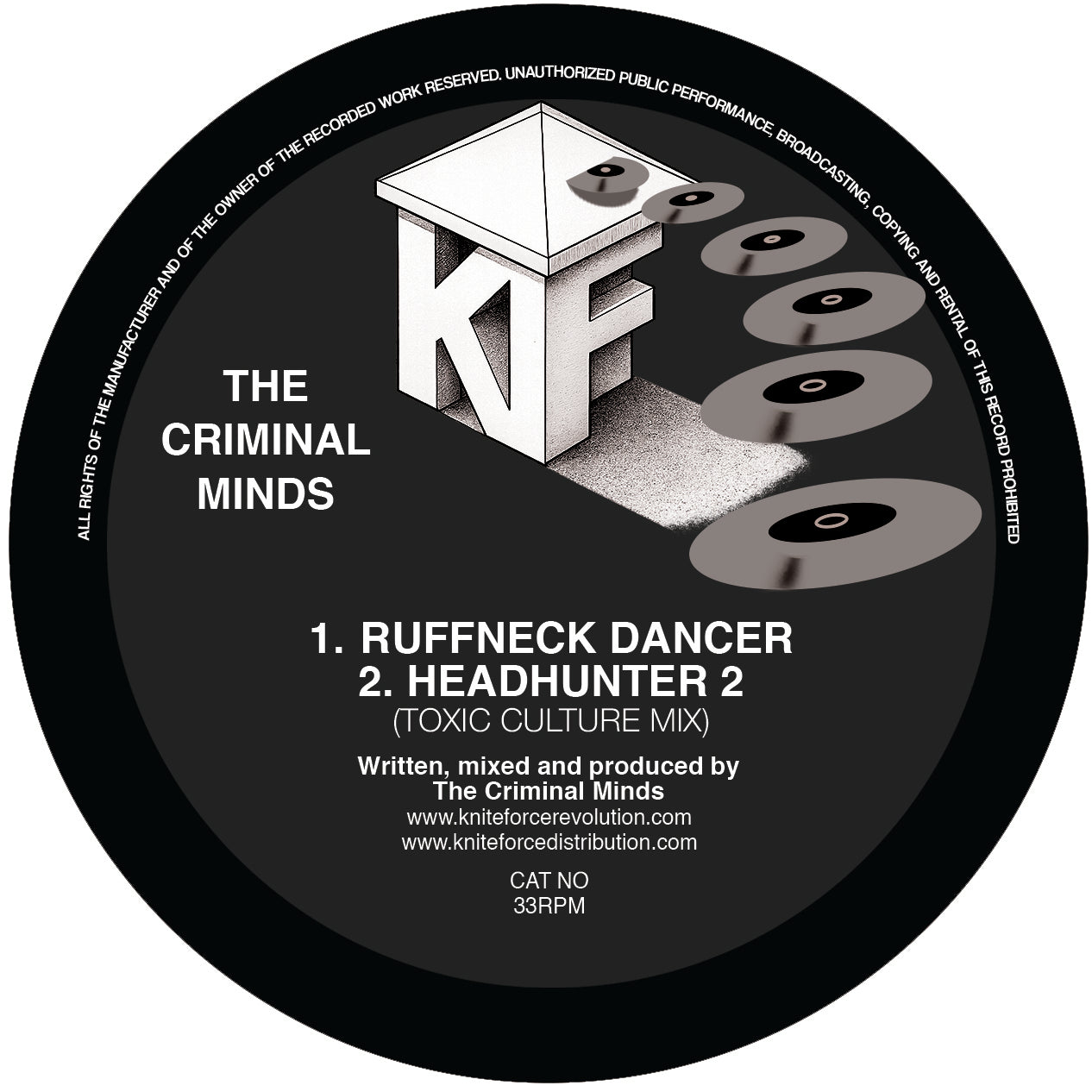 The Criminal Minds - The Criminal - Kniteforce Records (12")