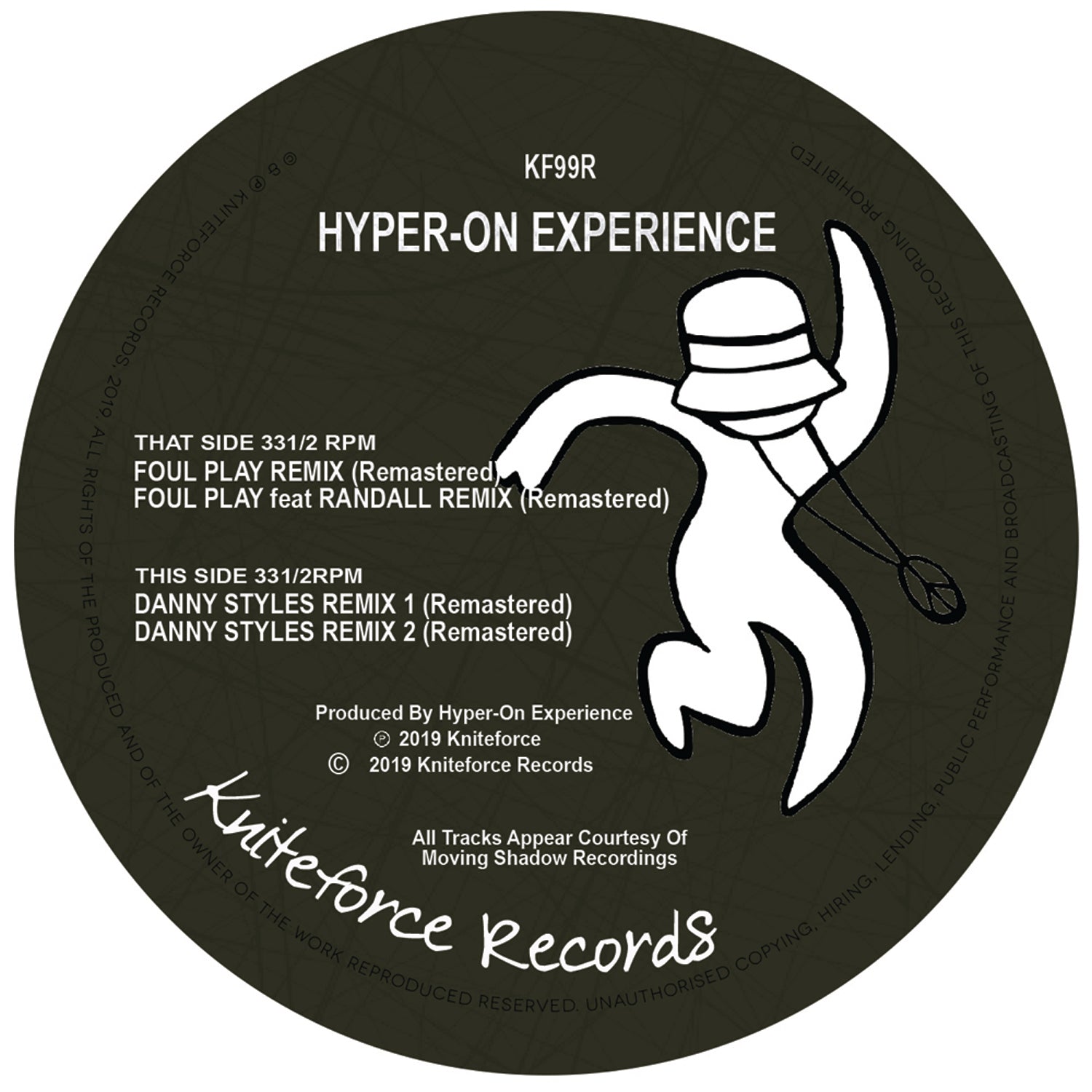 Hyper On Experience - Lords Of The Null Lines (The Complete & Bootlegged Remixes EP) - Kniteforce Records (12") - Vinyl Junkie UK