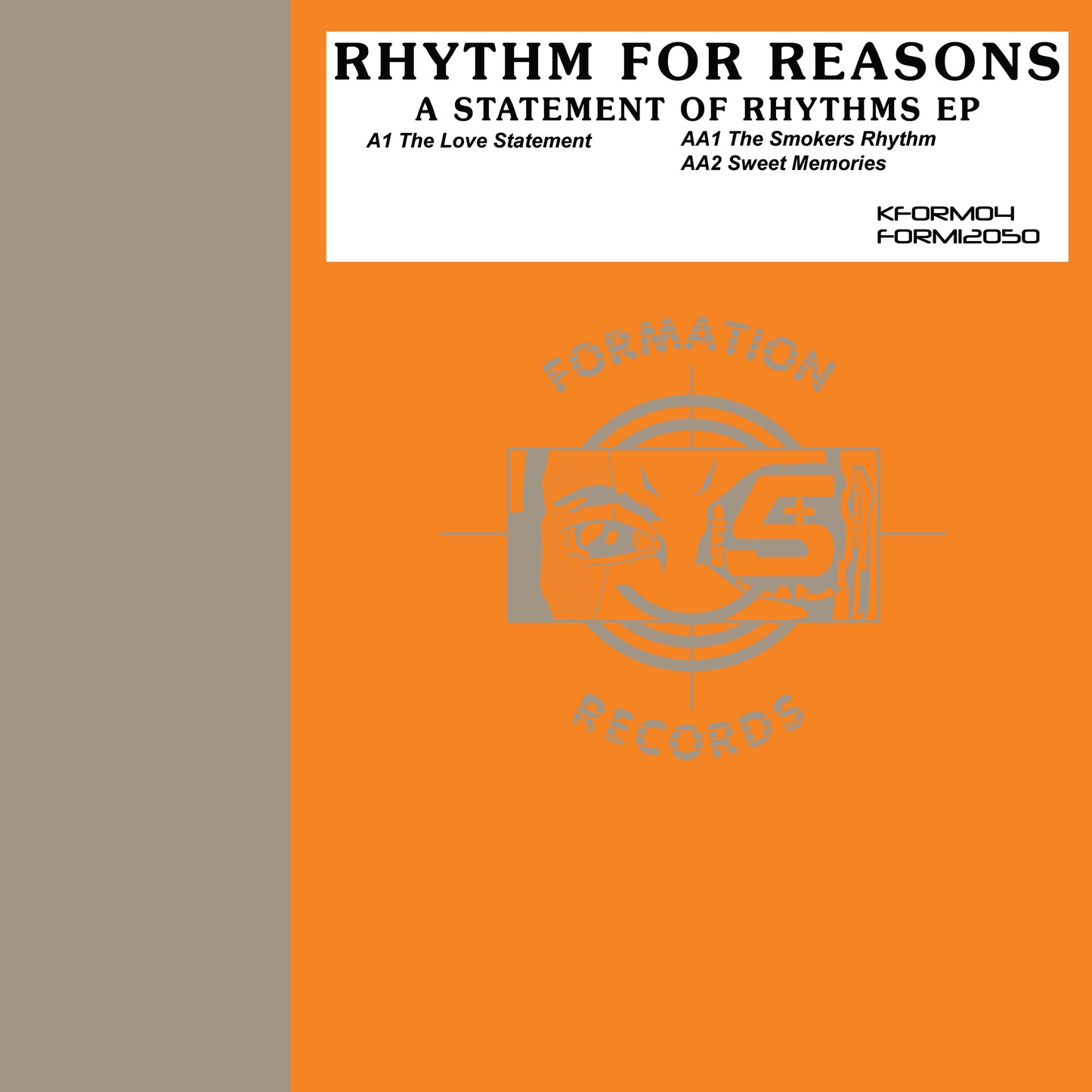 Rhythm For Reasons - A Statement Of Rhythms EP - Kniteforce Records (12")
