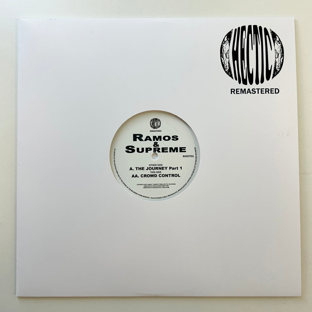 Ramos - The Journey Part 1 / Crowd Control - Kniteforce Records (12",  White Vinyl)