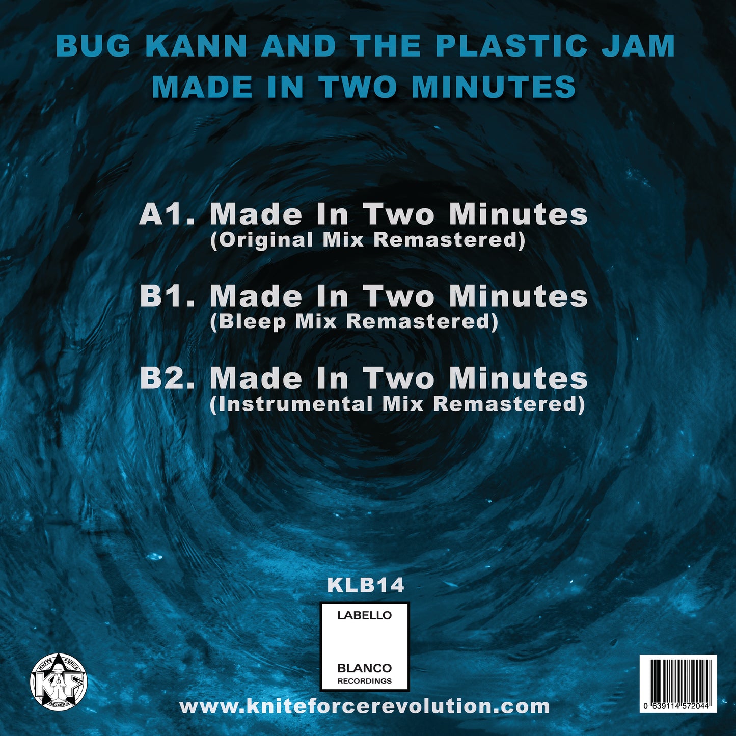 Bug Kann & The Plastic Jam - Made In Two Minutes - Labello Blanco Recordings (12")