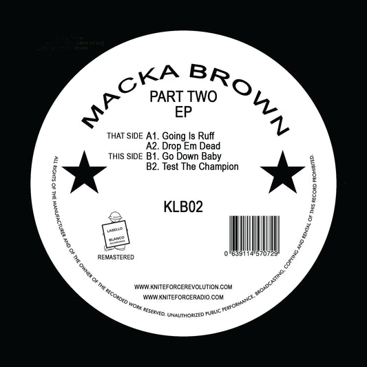 Macka Brown - Going Is Ruff - Labello Blanco Recordings (12")