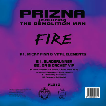 Prizna - New Fire Remixes - Kniteforce Records (12")