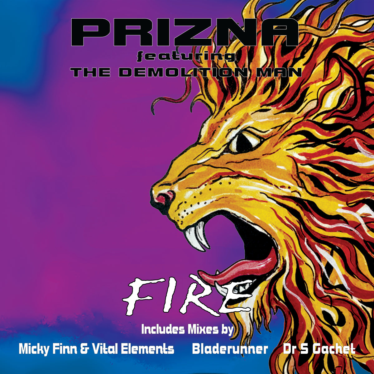 Prizna - New Fire Remixes - Kniteforce Records (12")