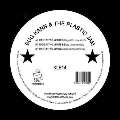 Bug Kann & The Plastic Jam - Made In Two Minutes - Labello Blanco Recordings (12")