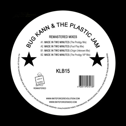 Bug Kann & The Plastic Jam - Made In Two Minutes (The Prodigy / Foul Play / Origin Unknown Remixes) - Labello Blanco Recordings (12")