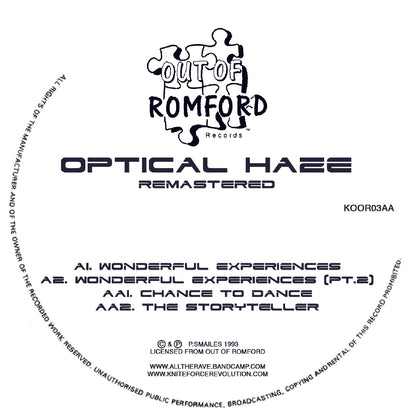 Optical Haze - Wonderful Experiences - Out Of Romford Records (12" Marbled)