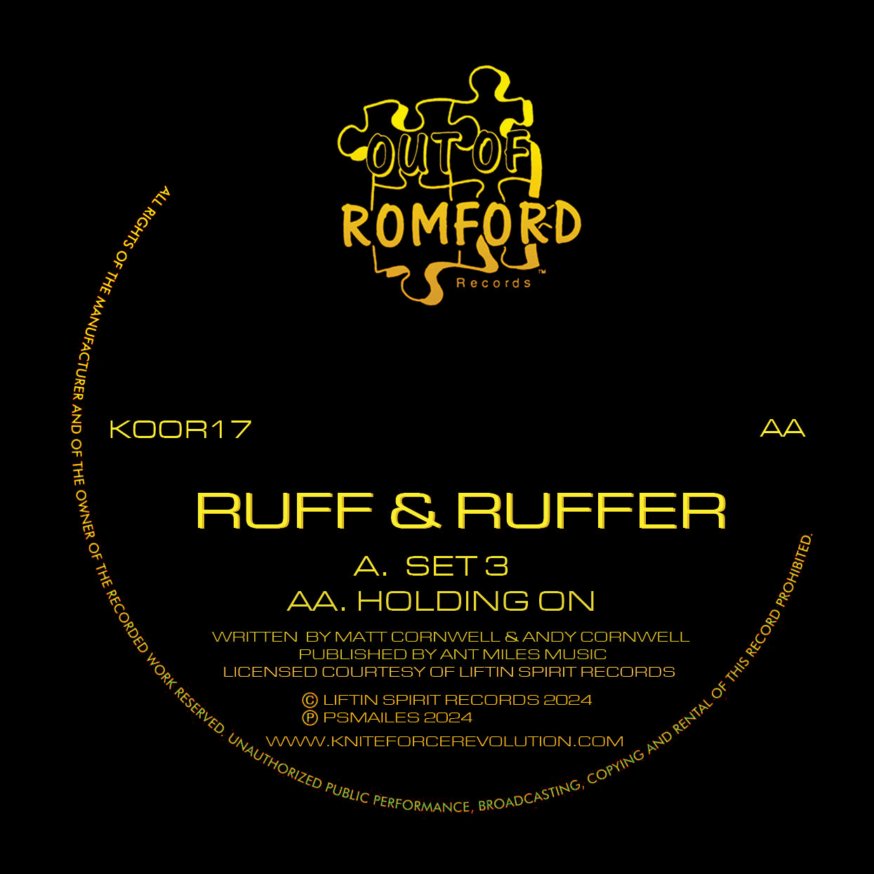 Ruff & Ruffer - Set 3 EP - Out Of Romford Records (12")