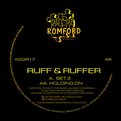 Ruff & Ruffer - Set 3 EP - Out Of Romford Records (12")