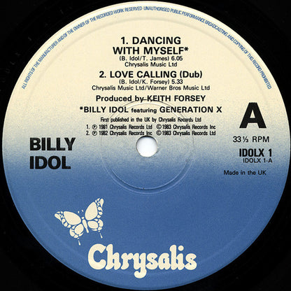 Billy Idol - Dancing With Myself - Chrysalis (12")