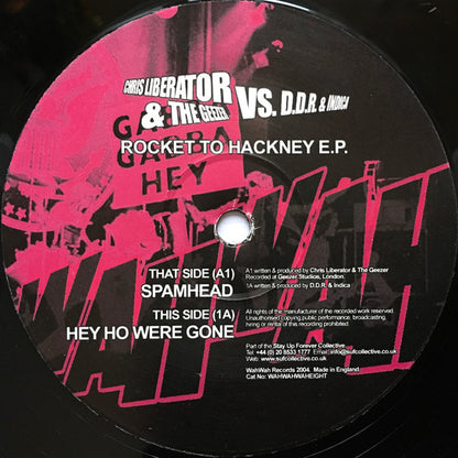 Chris Liberator & The Geezer vs. D.D.R & Indica (4) - Rocket To Hackney E.P. (12")