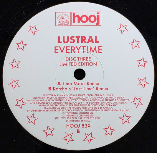 Lustral - Everytime (12", 33 ⅓ RPM, Limited Edition, Promo)