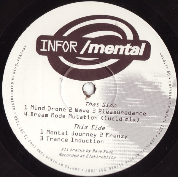 Infor/Mental - Mind Drone - DOVe (12")