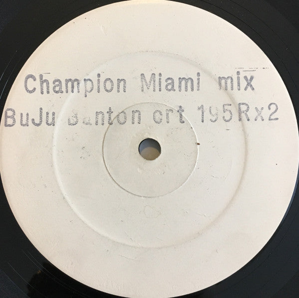 Buju Banton - Champion (Miami Remix) - Charm (12",  White Label, Stamped)