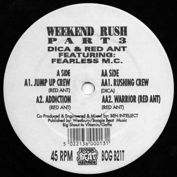 Dica - Weekend Rush Part 3 - Boogie Beat Records (12")