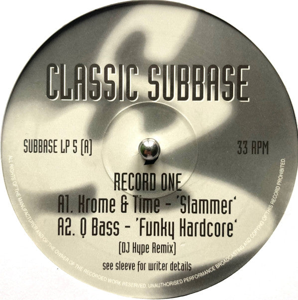 Various - Classic Subbase - Suburban Base Records (12", 33 ⅓ RPM, Compilation)