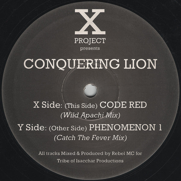 Conquering Lion - Code Red / Phenomenon 1 - X Project (12")