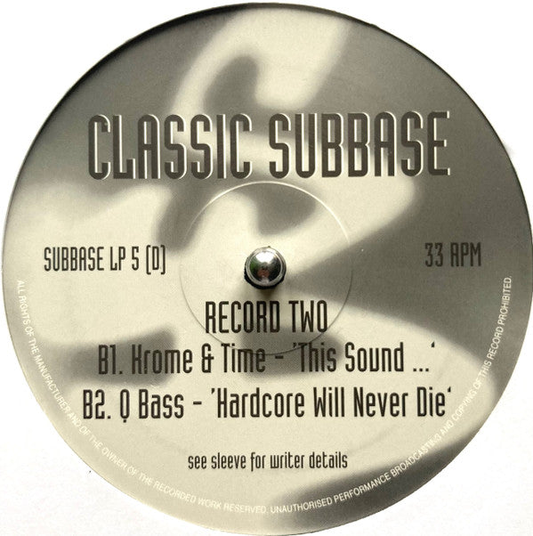 Various - Classic Subbase - Suburban Base Records (12", 33 ⅓ RPM, Compilation)