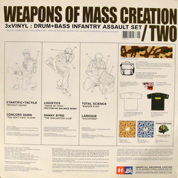 Various - Weapons Of Mass Creation Two - Hospital Records (3x12")