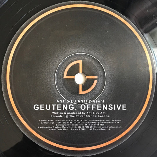 Ant & DJ Anti - Geuteng Offensive (12")