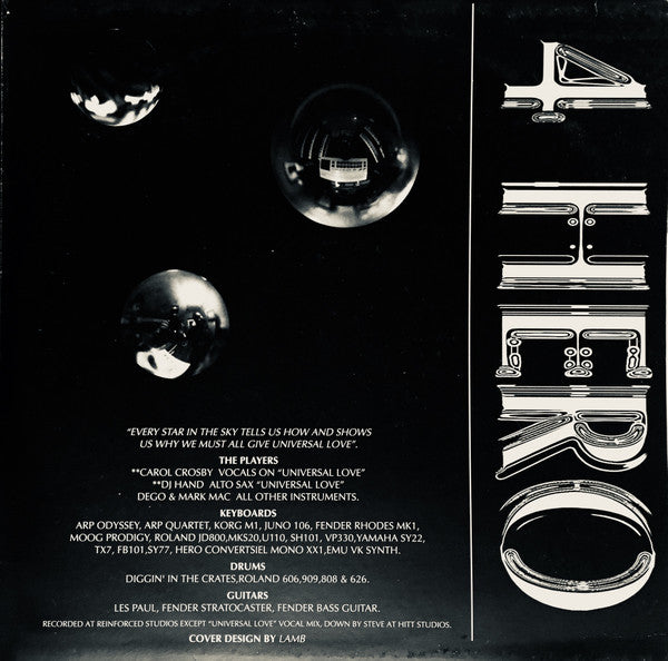 4 Hero - Parallel Universe - Reinforced Records (LP)