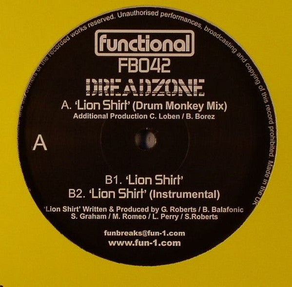 Dreadzone - Lion Shirt (12")