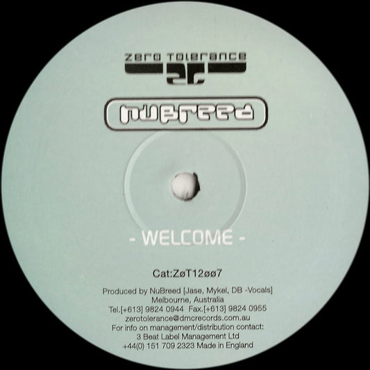 NuBreed - Welcome (12")