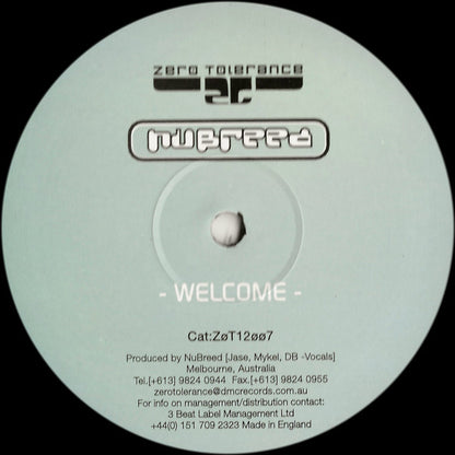 NuBreed - Welcome (12")