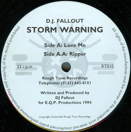 D.J. Fallout* - Storm Warning (12")