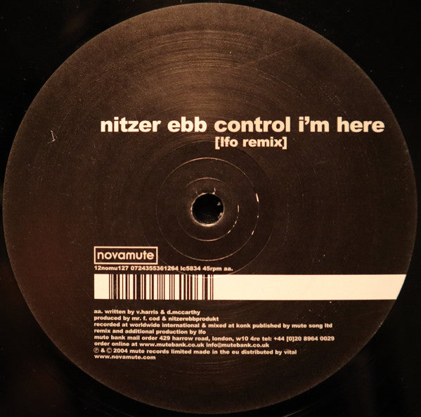 Nitzer Ebb - Murderous / Control I'm Here (12")