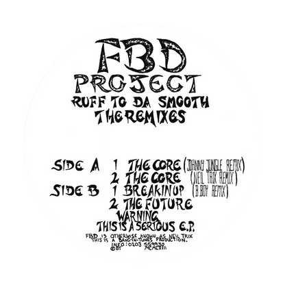 FBD Project - Ruff To Da Smooth (The Remixes) - Bang-In-Tunes (12")