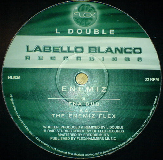 L Double - Enemiz - Labello Blanco Recordings (12")