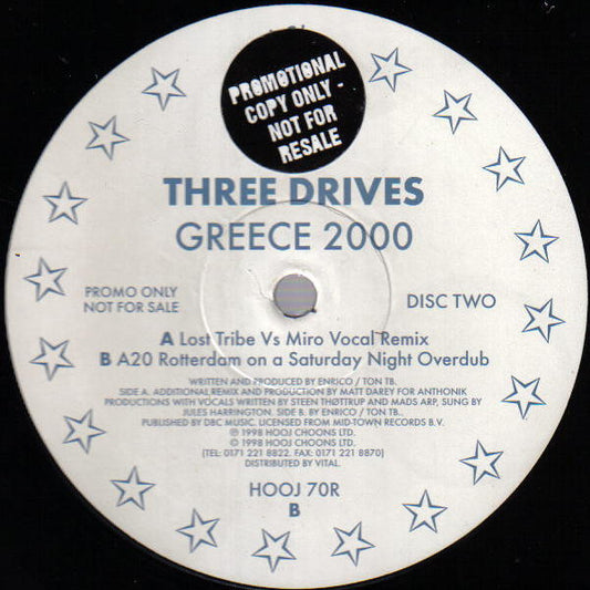 Three Drives - Greece 2000 (12", 45 RPM, Promo)