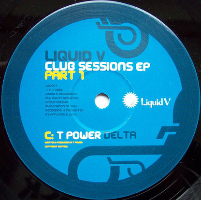 Various - Club Sessions EP Part 1 - Liquid V (2x12")