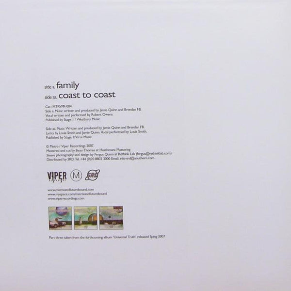 Matrix & Futurebound - Universal Truth Album Sampler Part Three - Metro Recordings (12")