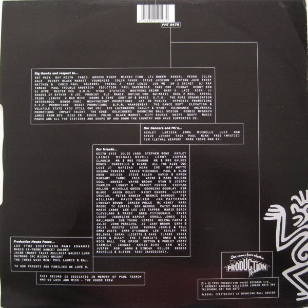 The House Crew - The Theme / Euphoria (Remixes) - Production House (12")