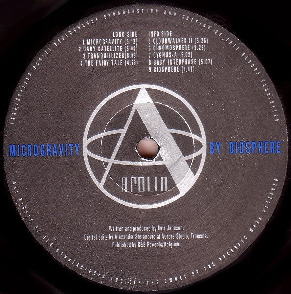 Biosphere - Microgravity (LP, Album)