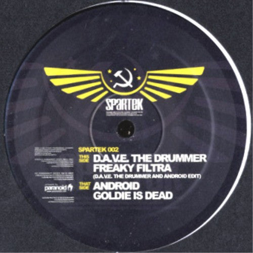 D.A.V.E. The Drummer / Android - Freaky Filtra / Goldie Is Dead (12")