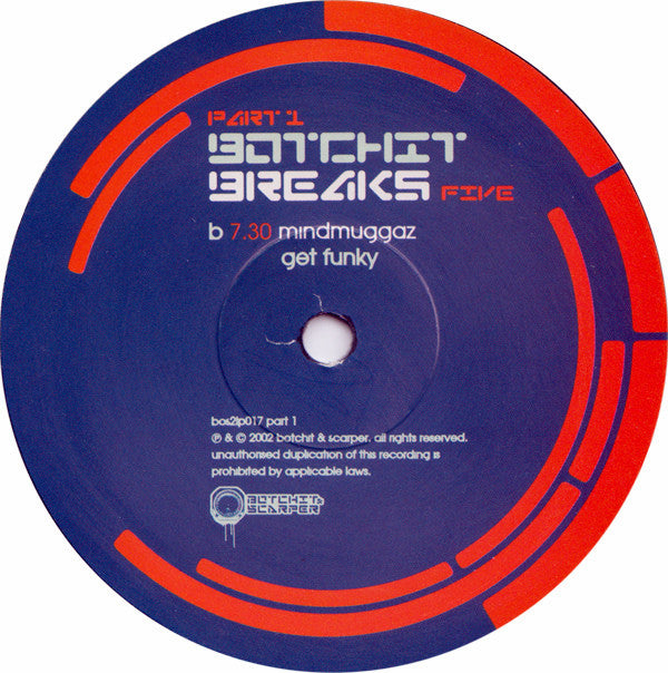 Various - Botchit Breaks 5 (Part 1) (12", Compilation)