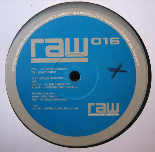 Guy McAffer - RAW 016 (12")